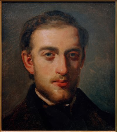 Porträt des Malers Fritz Melbye von Camille Jacob Pissarro